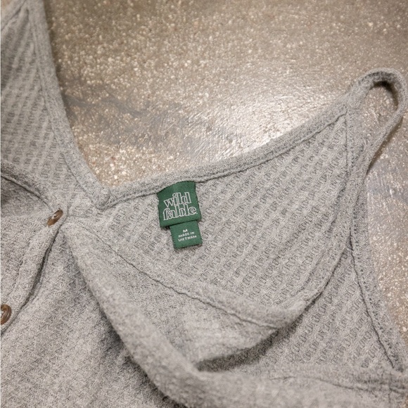 Wild Fable Gray Knit Tank Top, Size M - Picture 4 of 4
